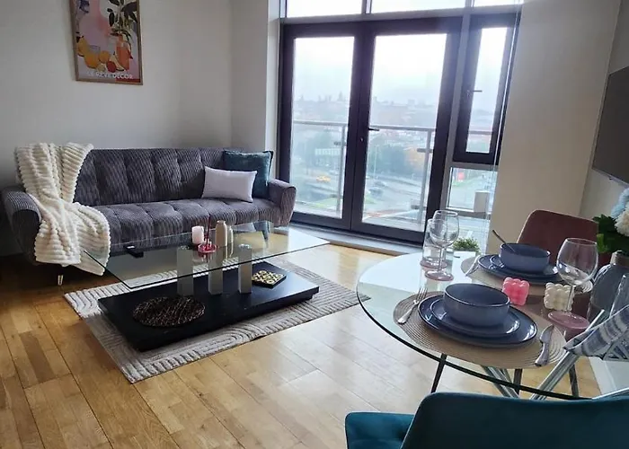Modern 1br - Centre - Balcony Views Appartamento Leeds (West Yorkshire)